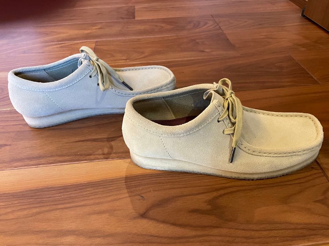 クラークス　ワラビー　メープルスエード