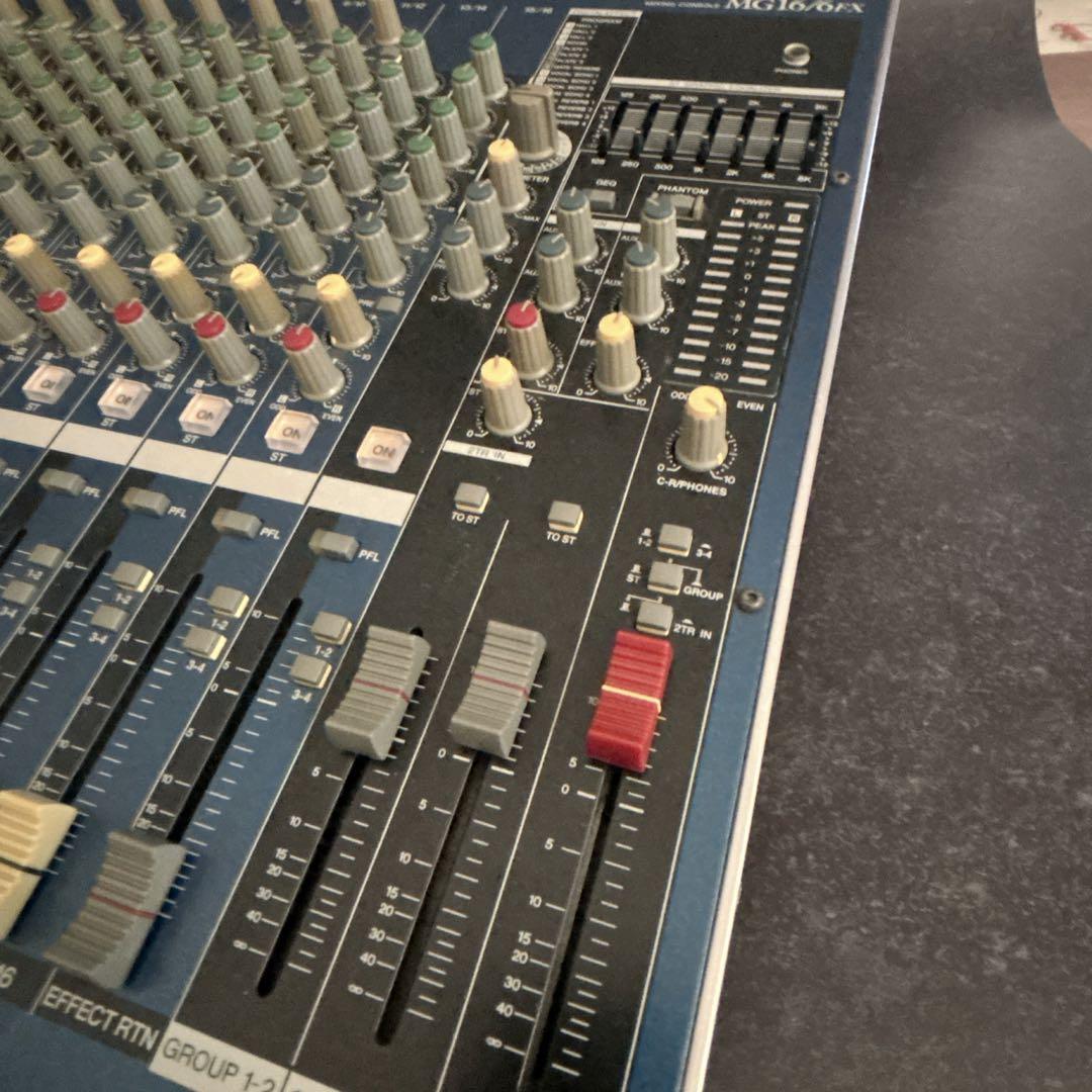 【美品】YAMAHA MG16/6FX アナログミキサー ミキシングコンソール