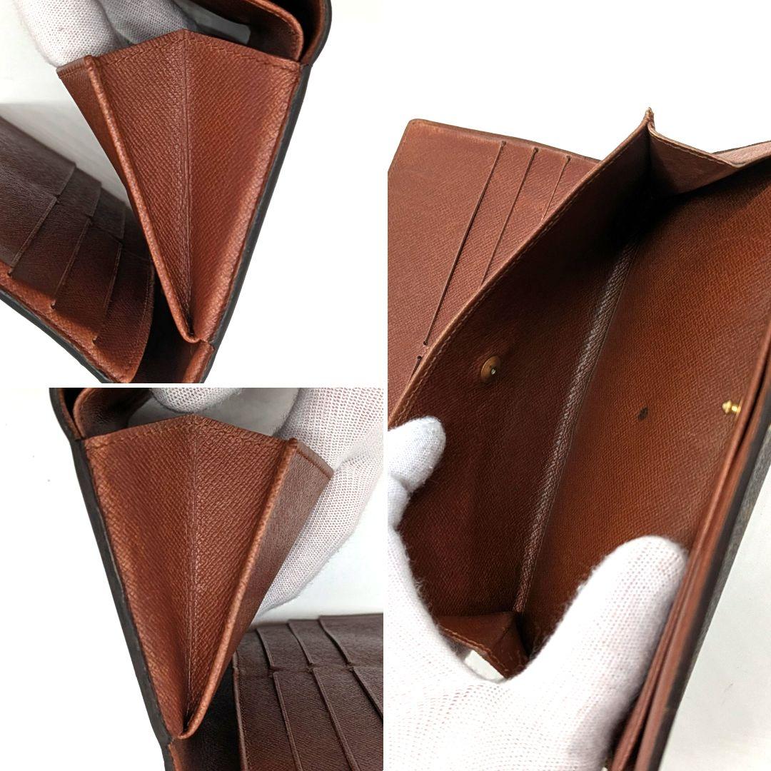 ルイヴィトン モノグラム インターナショナル 三つ折り 長財布 B50