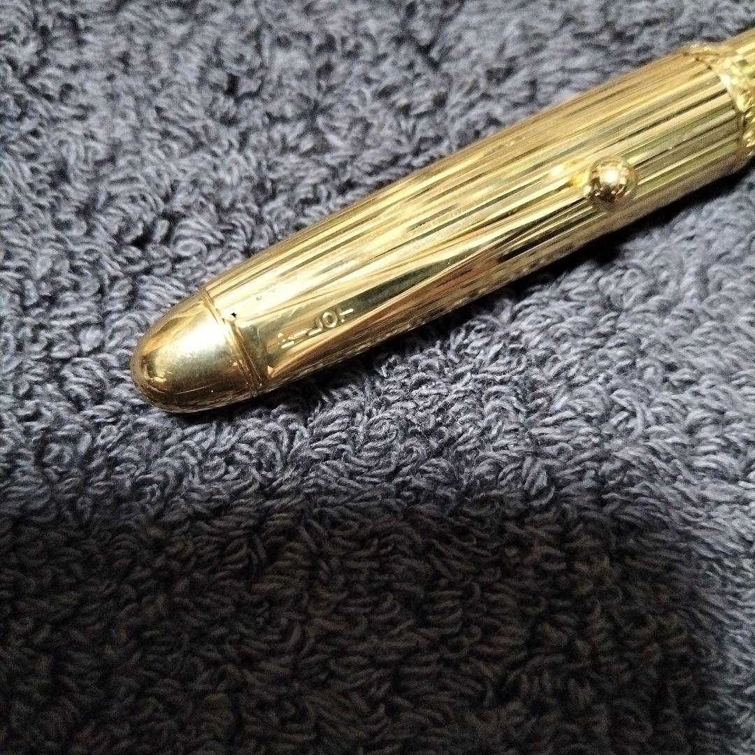 18Ｋ PILOT ゴールド ストライプ万年筆