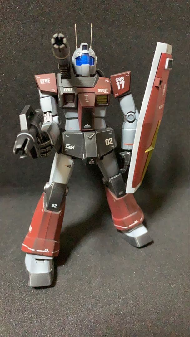 ガンプラ完成品　1/100MGジムキャノン