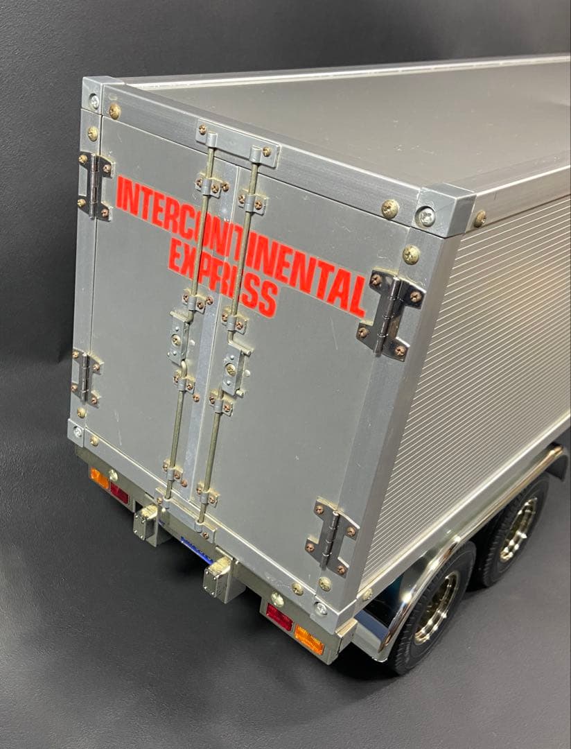 タミヤ 1/14RC トレーラートラック用 パネルバン セミトレーラー