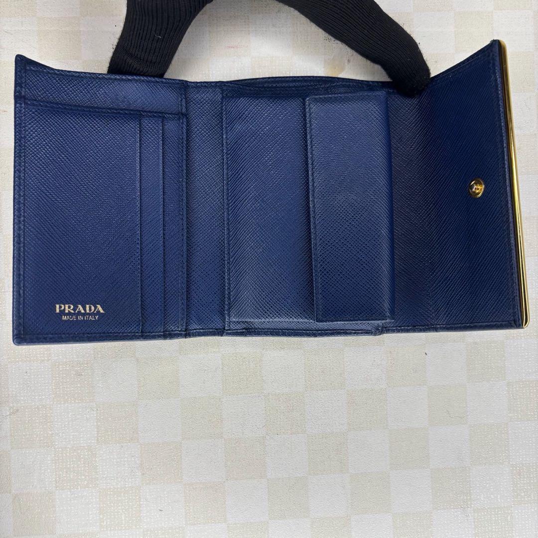 極美品　PRADA プラダ　財布　三つ折り　M58