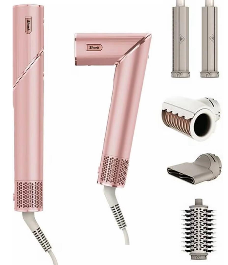 Shark FlexStyle ヘアドライヤー ピンク