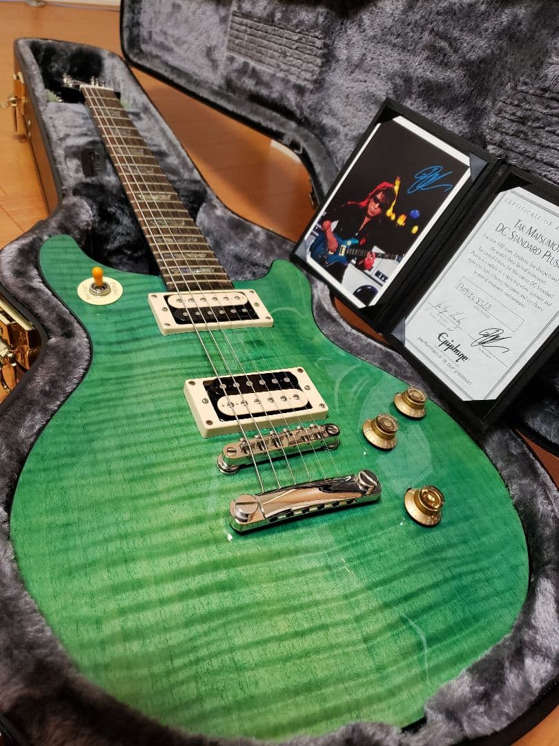 ギター Epiphone Tak Matsumoto DC Aqua Blue