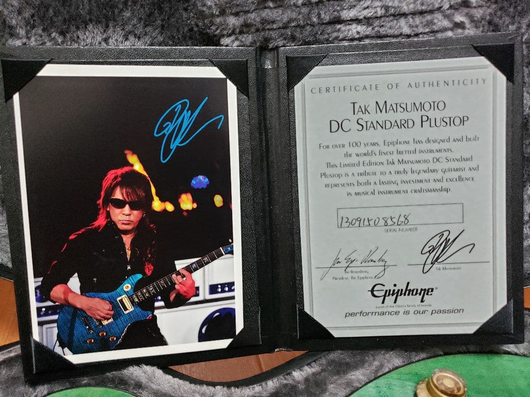 ギター Epiphone Tak Matsumoto DC Aqua Blue