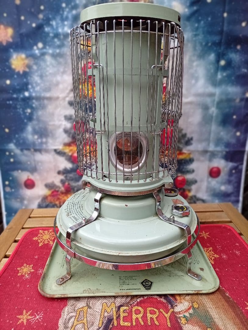 アラジン メン テナンス済。純正芯交換済。取り扱い説明書。グリーン