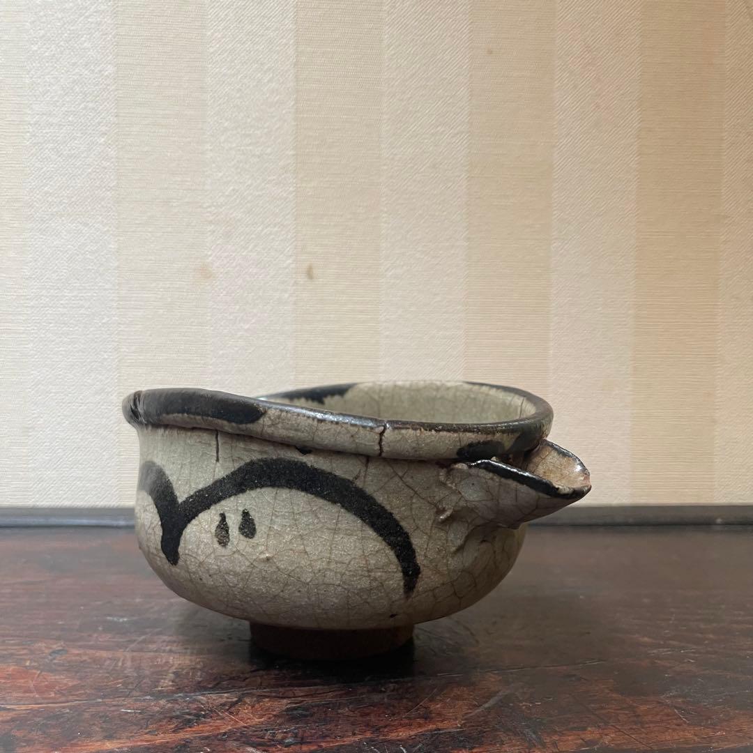 江戸期 絵唐津 片口 古唐津 酒器徳利