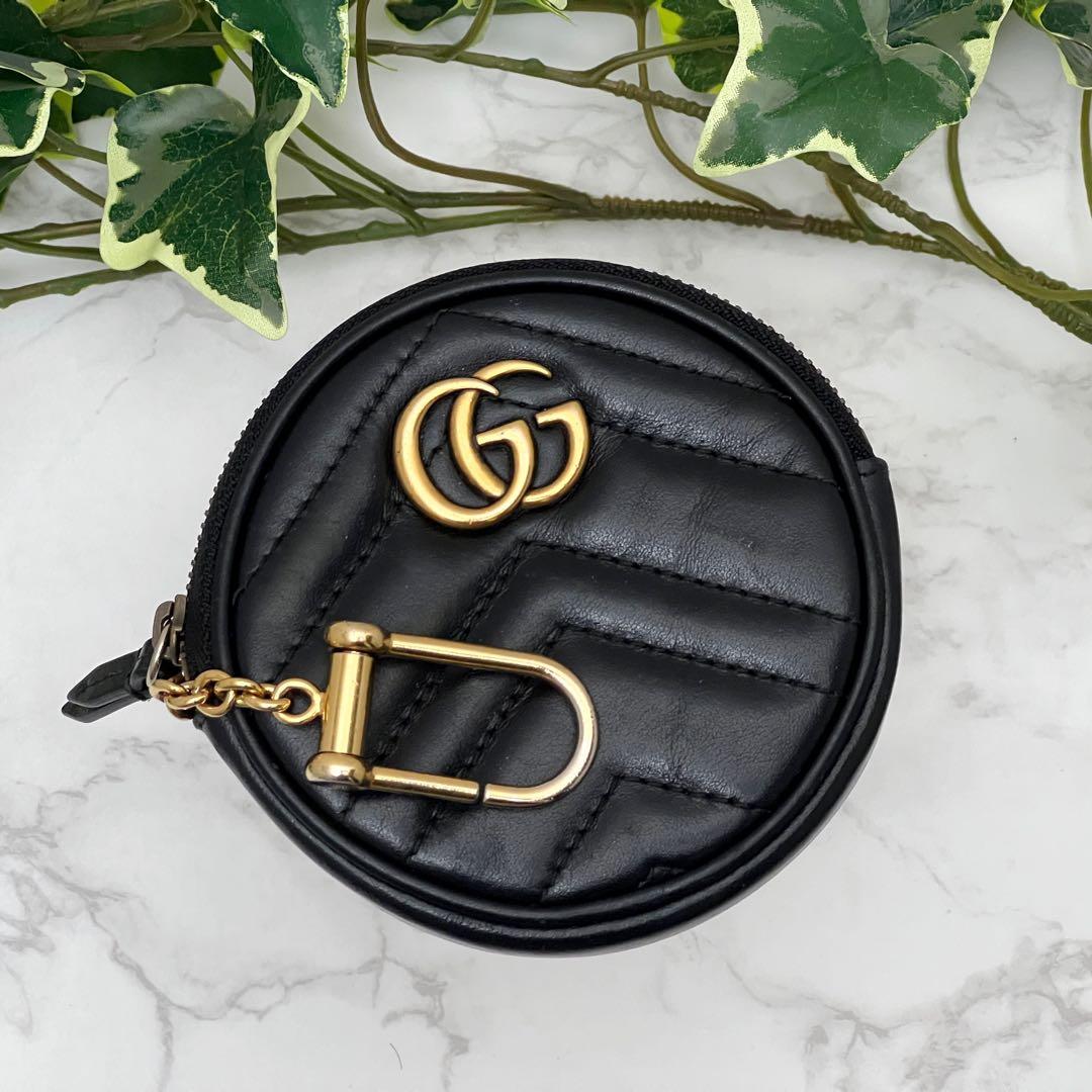 グッチ GGマーモント パース ケース ブラック GUCCI