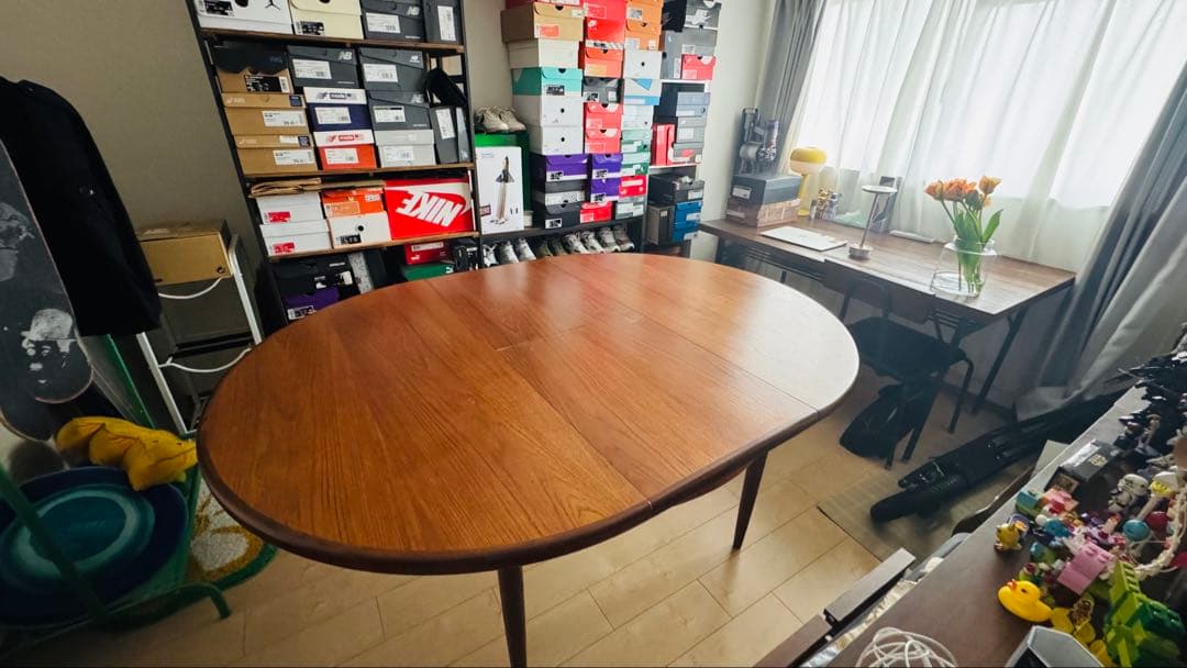 【美品】G-PLAN/ジープラン ラウンドダイニングテーブル フレスコ 北欧