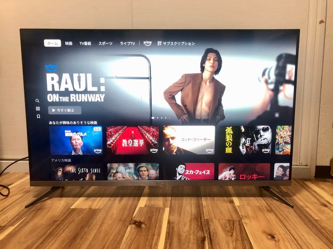 TCL 43V型 Android TV 4K液晶テレビ 43P8B