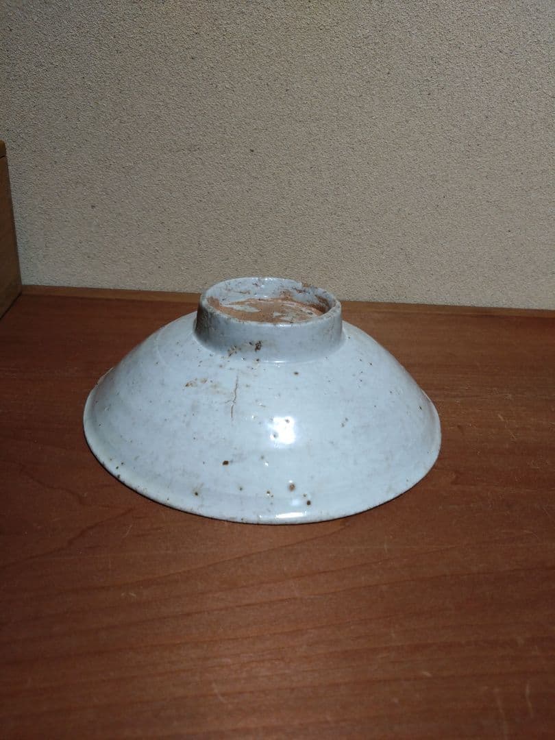 珠光青磁 平茶碗 米色青磁