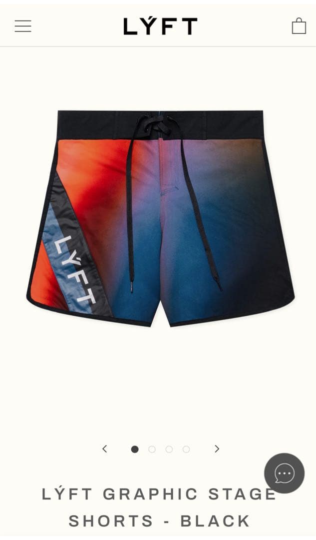 LYFT グラデーション水着ショーツ XS