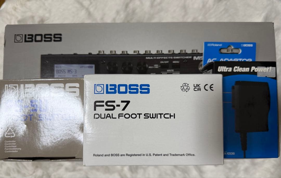 BOSS MS-3 FS-7 FS-5U セット 電源付き