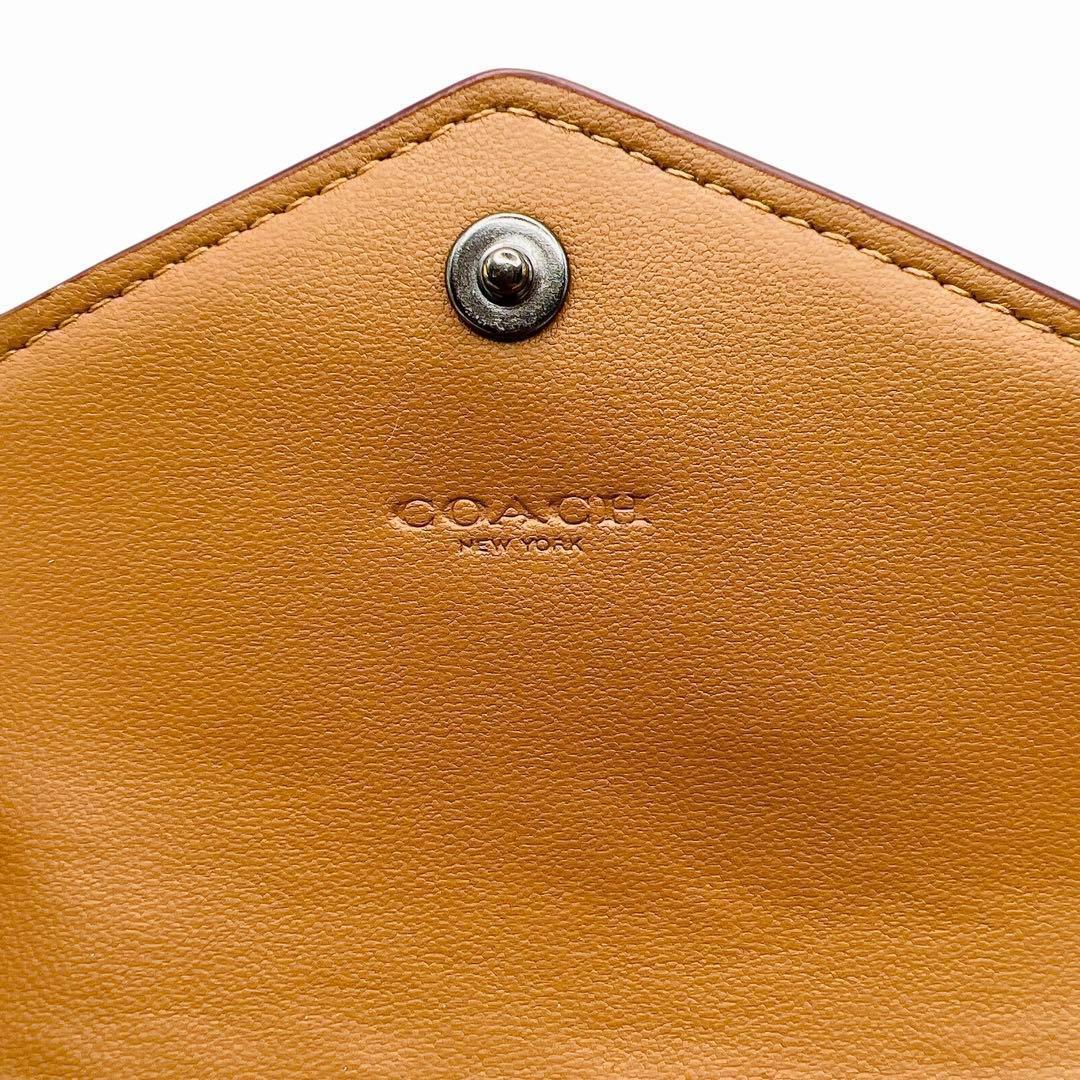 極美品 COACH ウィン スモールウォレット 折り財布 6916