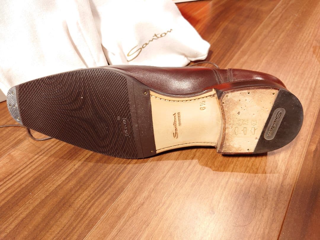 【新品・未使用】サントーニ　ストレートチップ 6.5