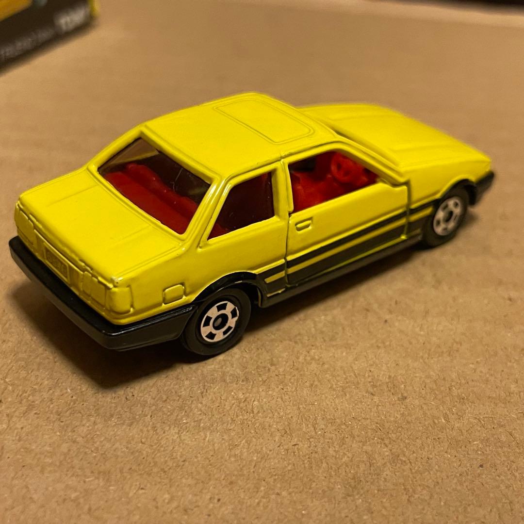 黒箱トミカ トヨタ スプリンタートレノ 2ドア　当時物　日本製　黄色　極上品
