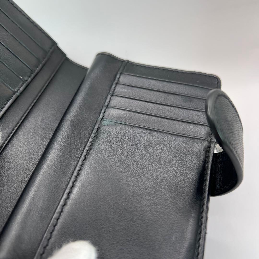 vivienne westwood 二つ折り財布　ディアマンテ　ハート　ブラック