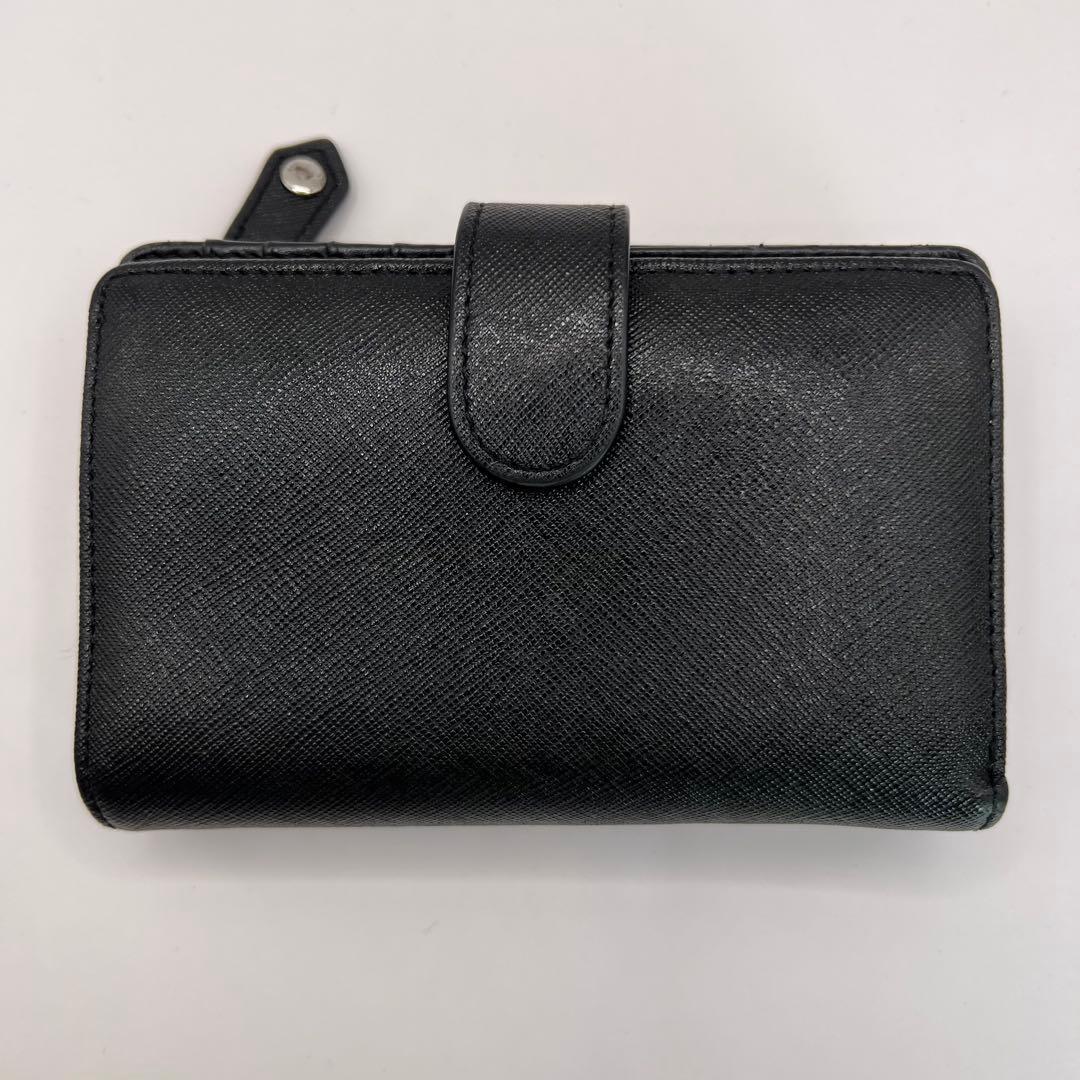 vivienne westwood 二つ折り財布　ディアマンテ　ハート　ブラック