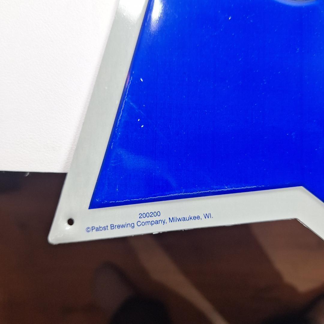 ブルーリボン 看板 パブストサイン 新品 サイン アメトイ ブリキ ビ ebE6