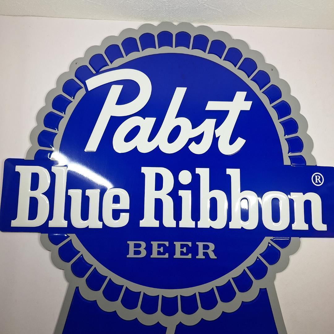 ブルーリボン 看板 パブストサイン 新品 サイン アメトイ ブリキ ビ ebE6