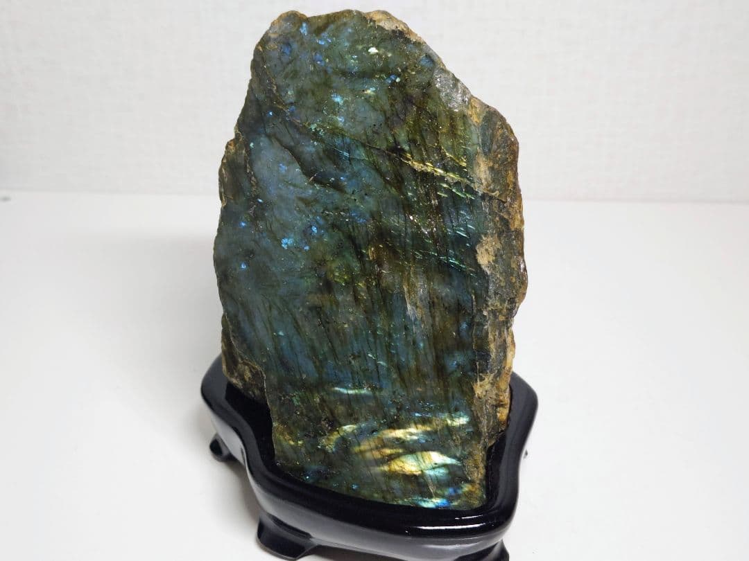 ラブラドライト 1.3kg 原石 鑑賞石 自然石 誕生石 鉱物 鉱石 水石