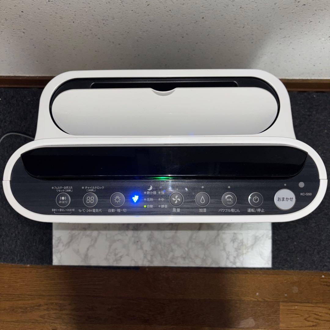 【2020年製】SHARP加湿空気清浄機　KC-G50-W