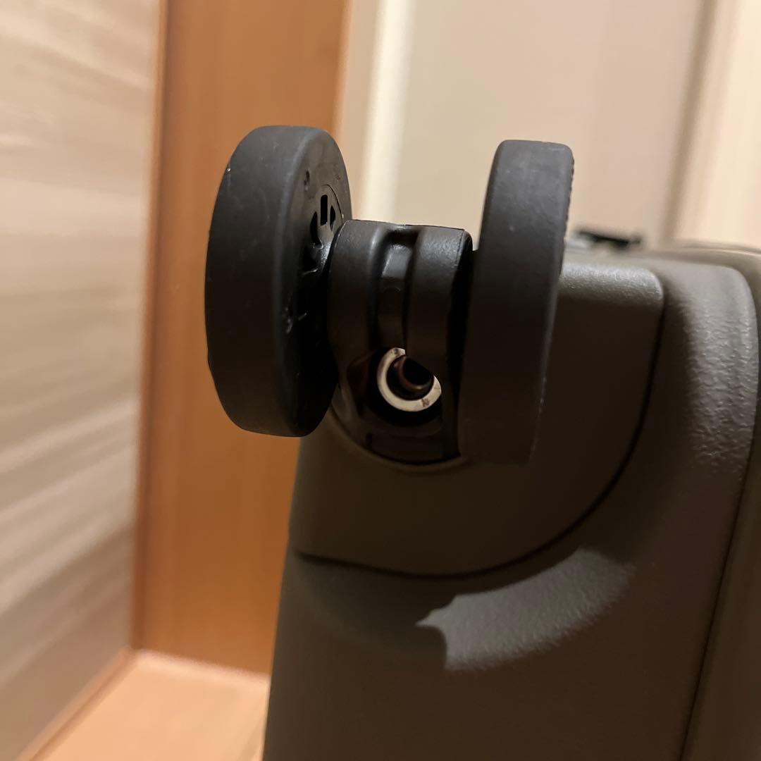 moln（モルン）　キャリーオンスーツケース・モス（緑）　同色タグ付き