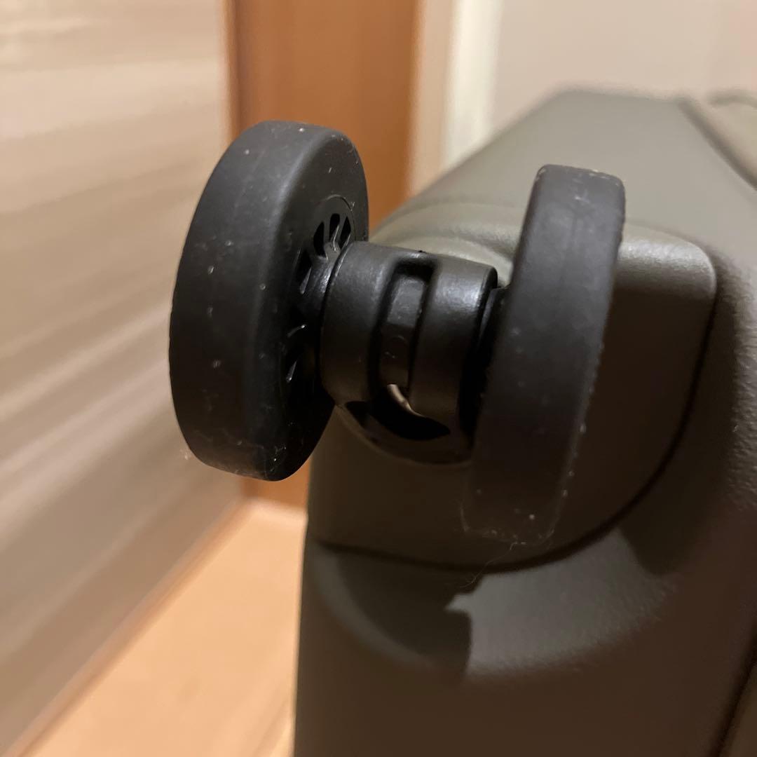 moln（モルン）　キャリーオンスーツケース・モス（緑）　同色タグ付き