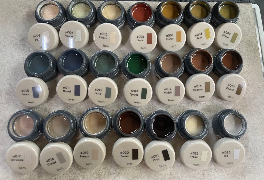 lem. カラージェル　 m003〜m023 20色セット