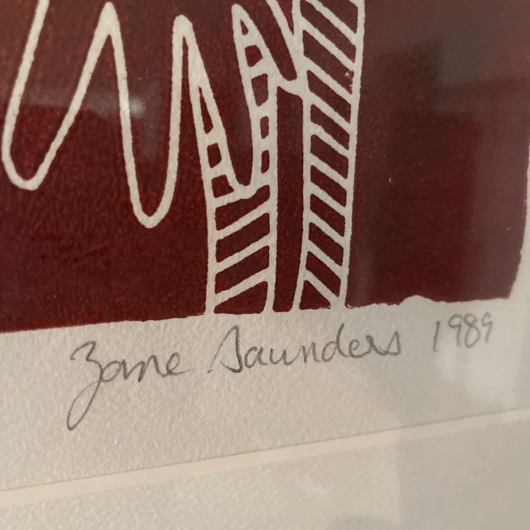 Zane Saundersアボリジニの画家　walking together