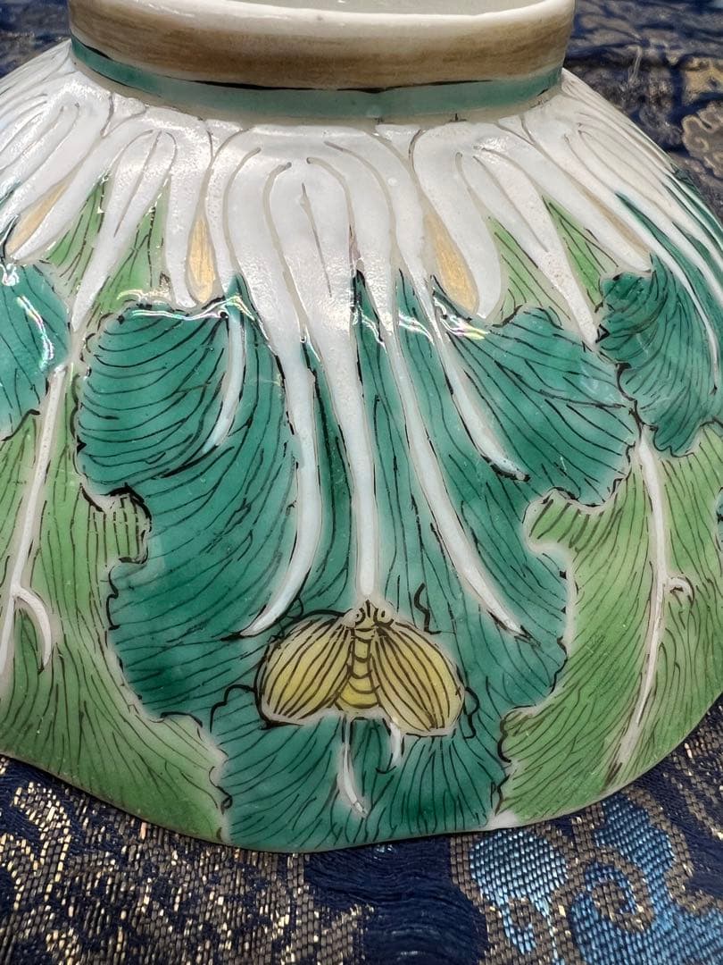 中国大清嘉靖年製碗　唐物古美術品　江戸アンティーク骨董コレクション青磁