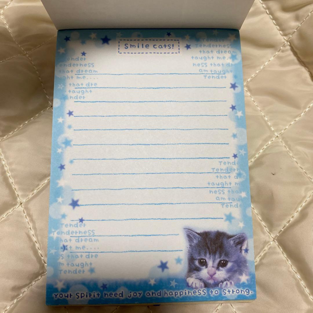 にゃんこ メモ帳 クーリア　平成レトロ　ラブ友　一期一会　蝶々　CRUX