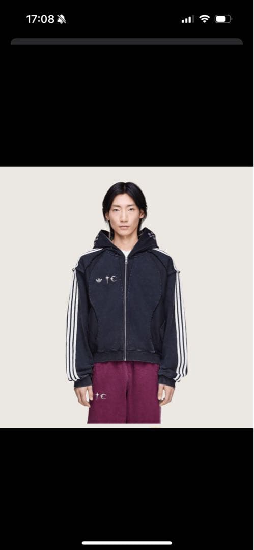 adidas Thug Club チームガイスト ZipUp パーカー XL