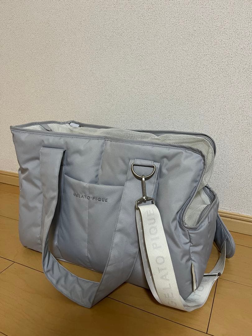 gelato pique ブルー キャリーバッグ