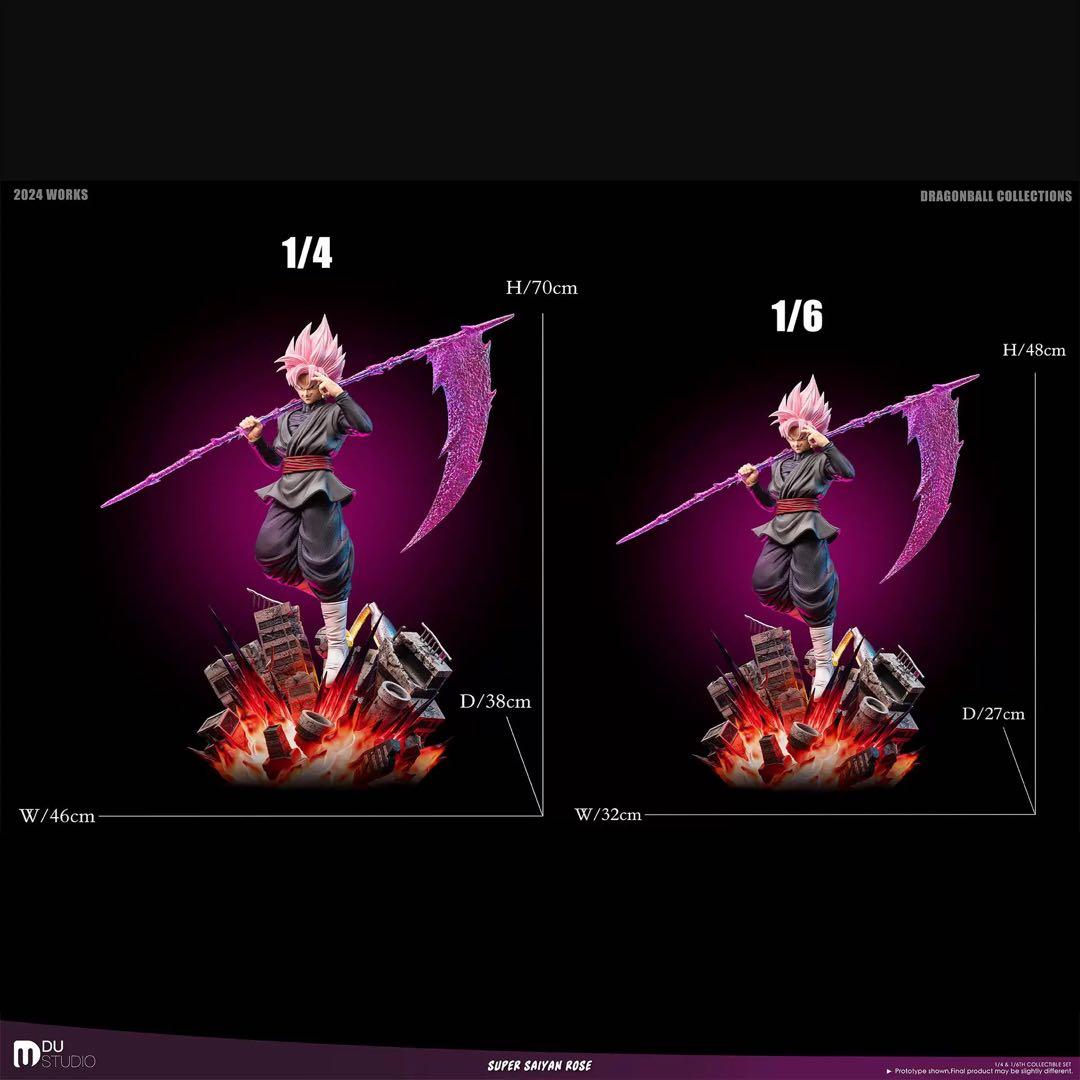 ドラゴンボール 1／4スケール ブラック 孫悟空 フィギュア ガレージキット