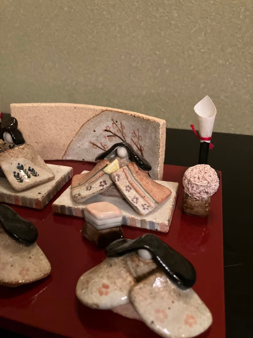 雛人形、たち吉、陶器、新品未使用