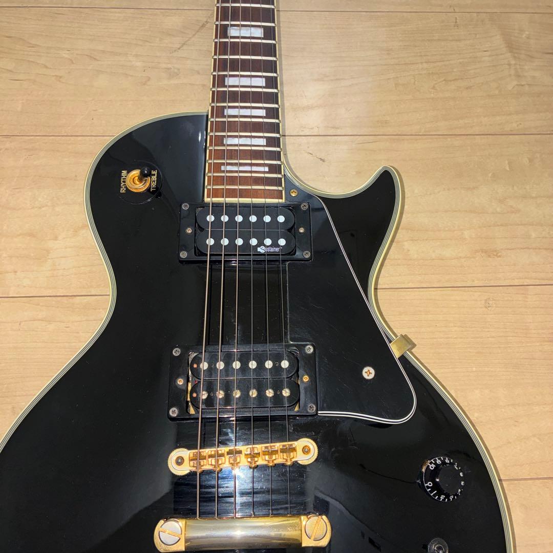 激レア　サスティナー搭載　 Burny RLC-75S レスポールカスタムモデル