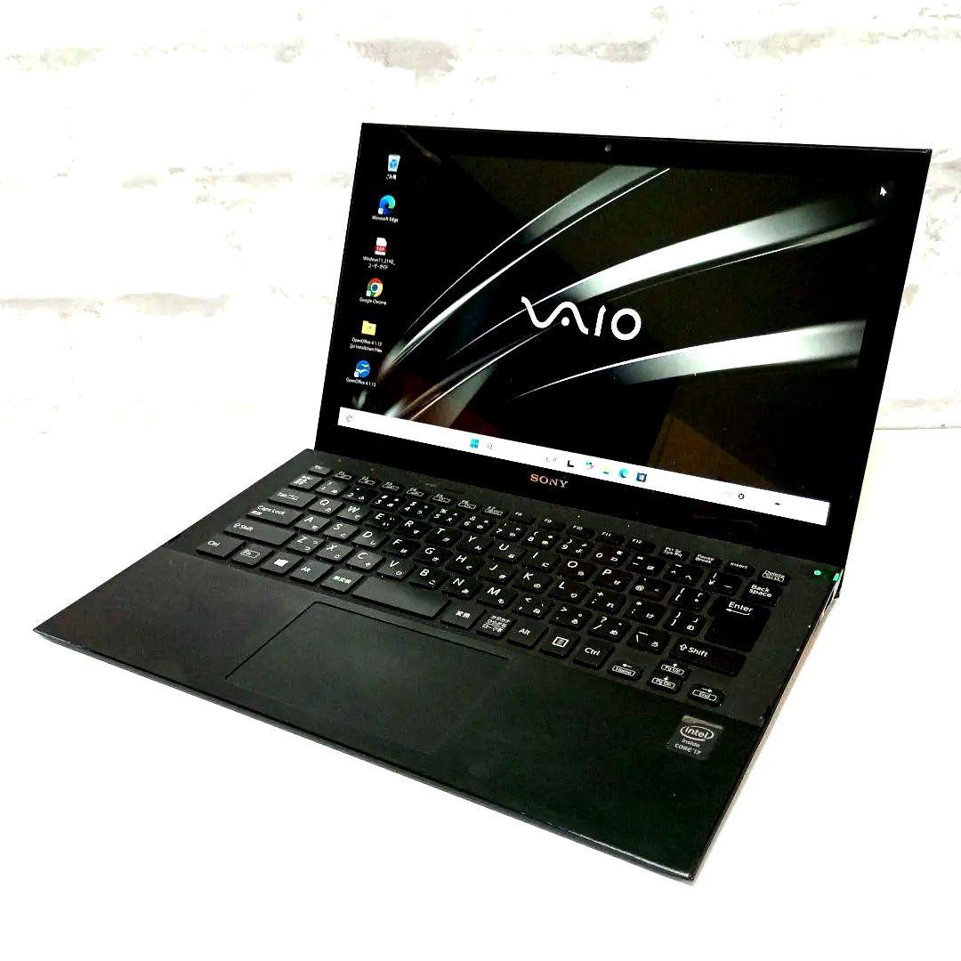 Sony VAIO i7 SSD512GB バッテリー9時間超 残量99％