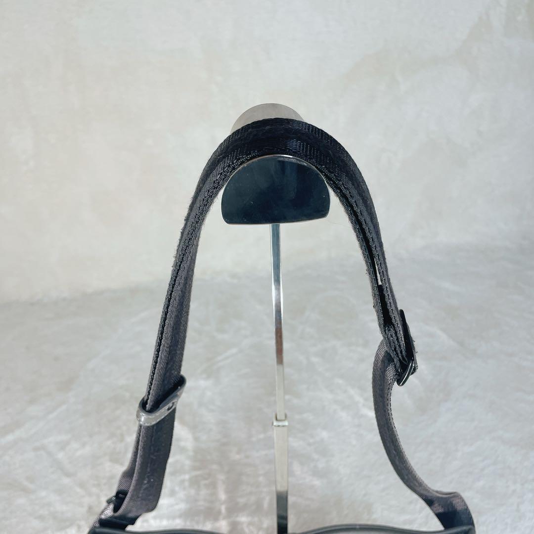 【美品】 PORTER ポーター ショルダーバッグ レザー グレー