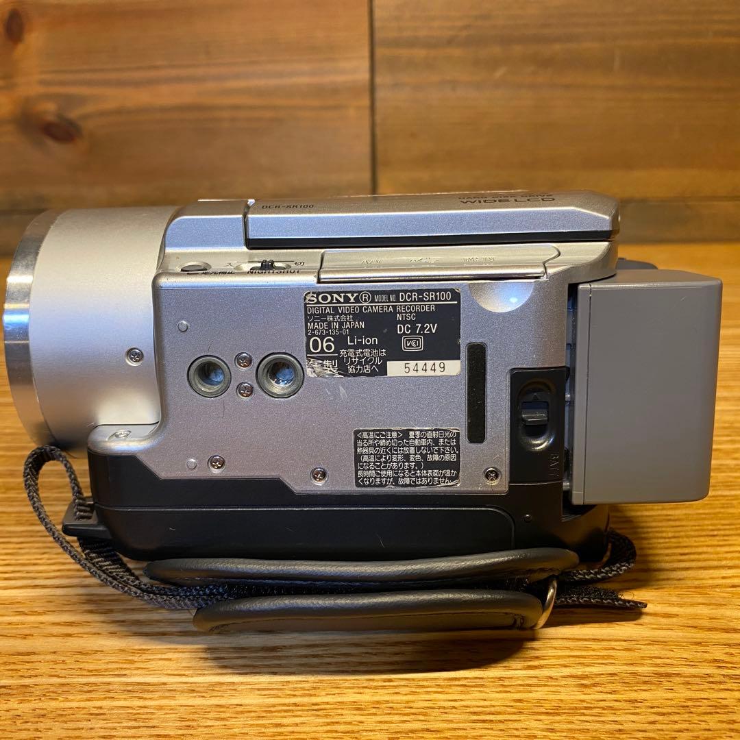 【動作良好】 SONYソニー DCR-SR100 HDD ビデオカメラ