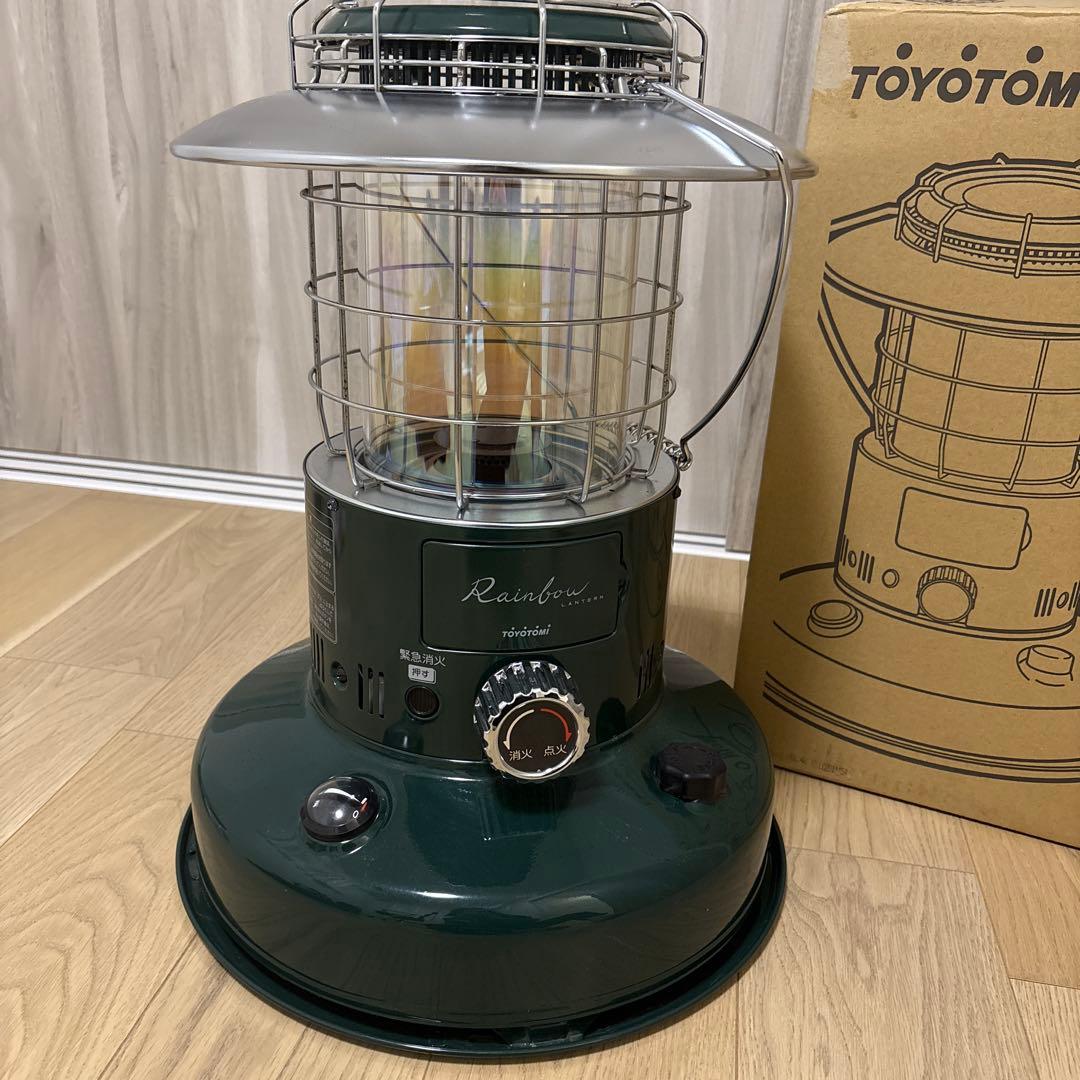 TOYOTOMI RL-250 ストーブ グリーン説明書　箱　レインボーランタン