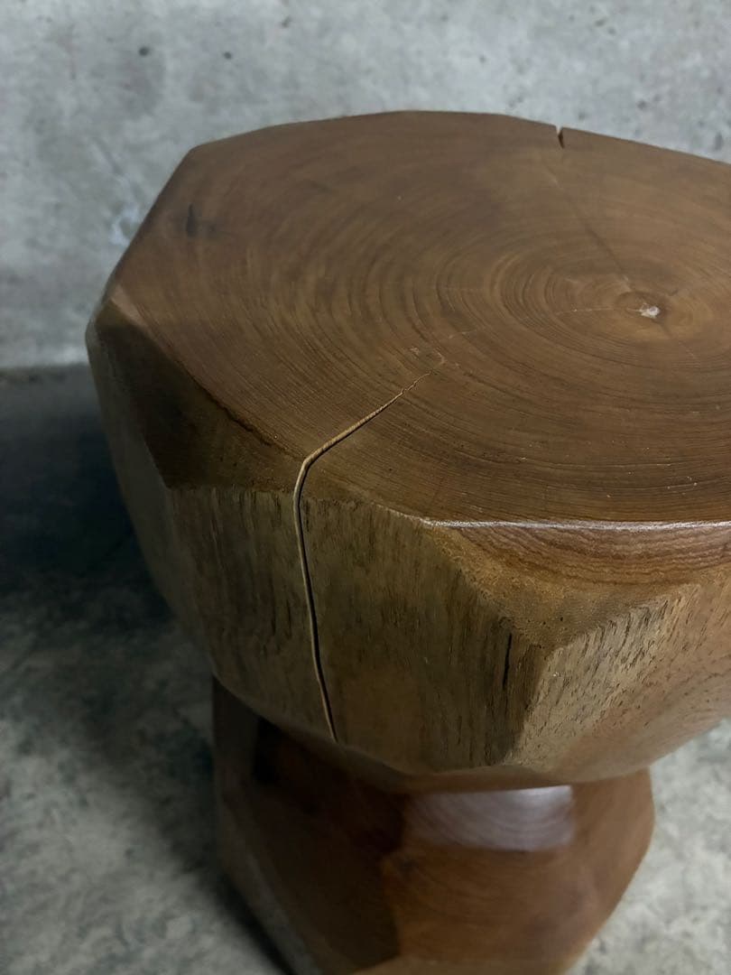 チーク　スツール　インドネシア　アンティーク