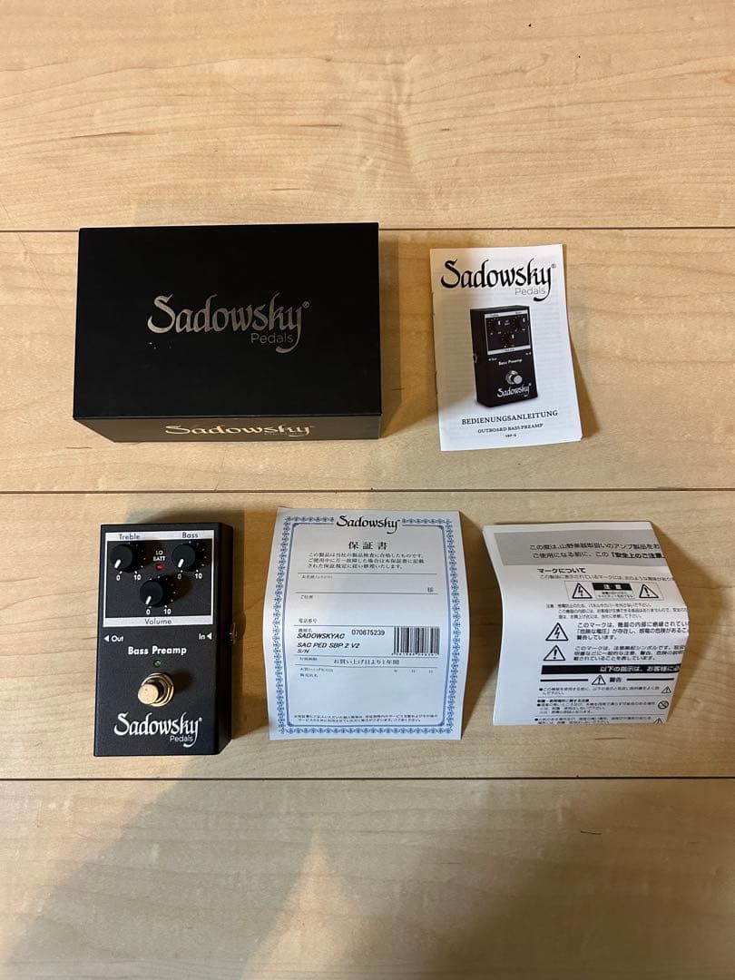 ベース sadowsky preamp