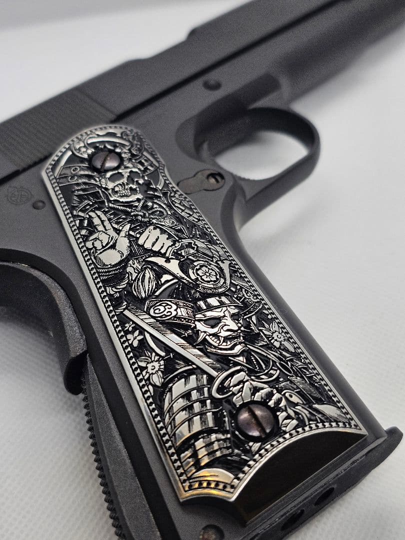 【解薬工芸】カバメントシリーズ用 金属製グリップ オーダーメイド　サンプル