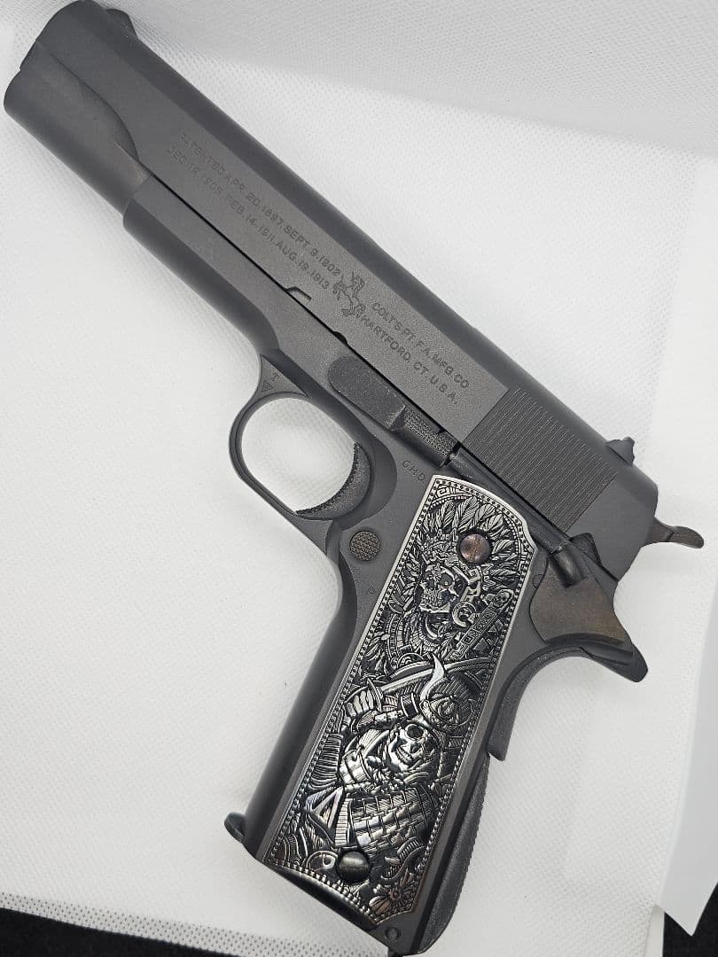 【解薬工芸】カバメントシリーズ用 金属製グリップ オーダーメイド　サンプル