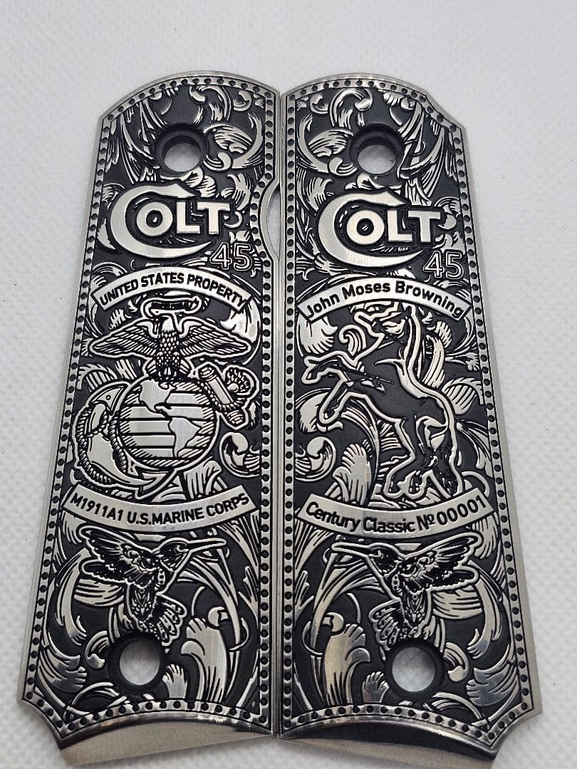 【解薬工芸】カバメントシリーズ用 金属製グリップ オーダーメイド　サンプル