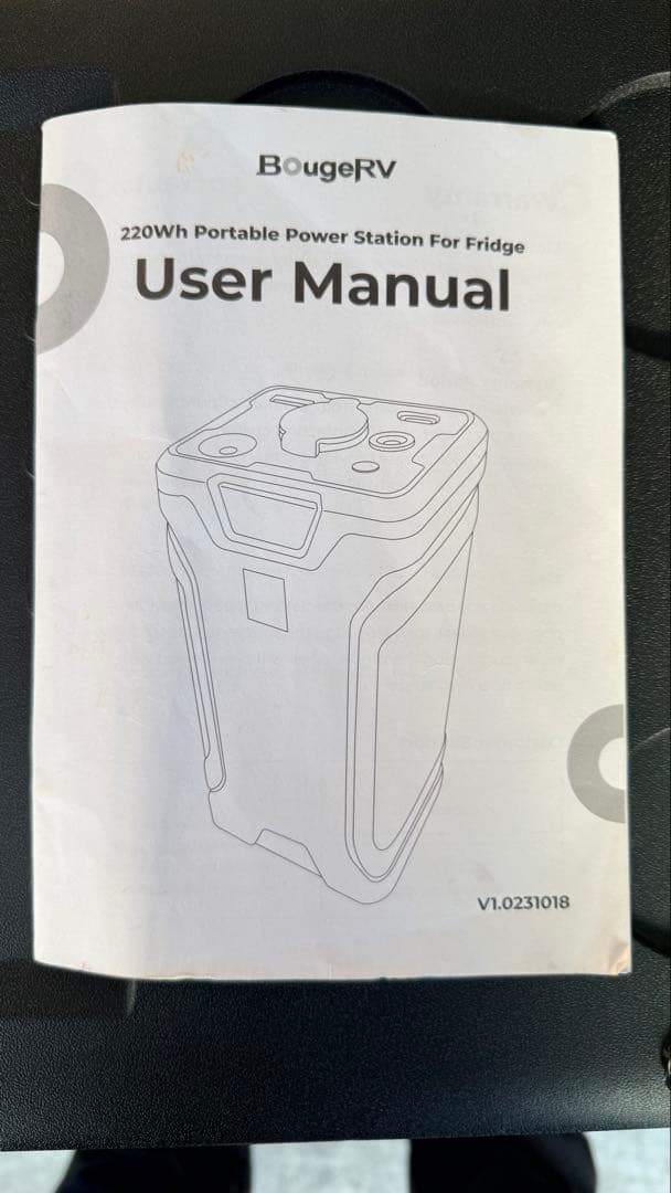 BougeRV 車載冷蔵庫用ポータブルバッテリー 220W