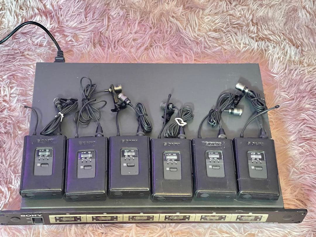 【同時6chセット】SONY ワイヤレスマイク MB-806 / WRT-820