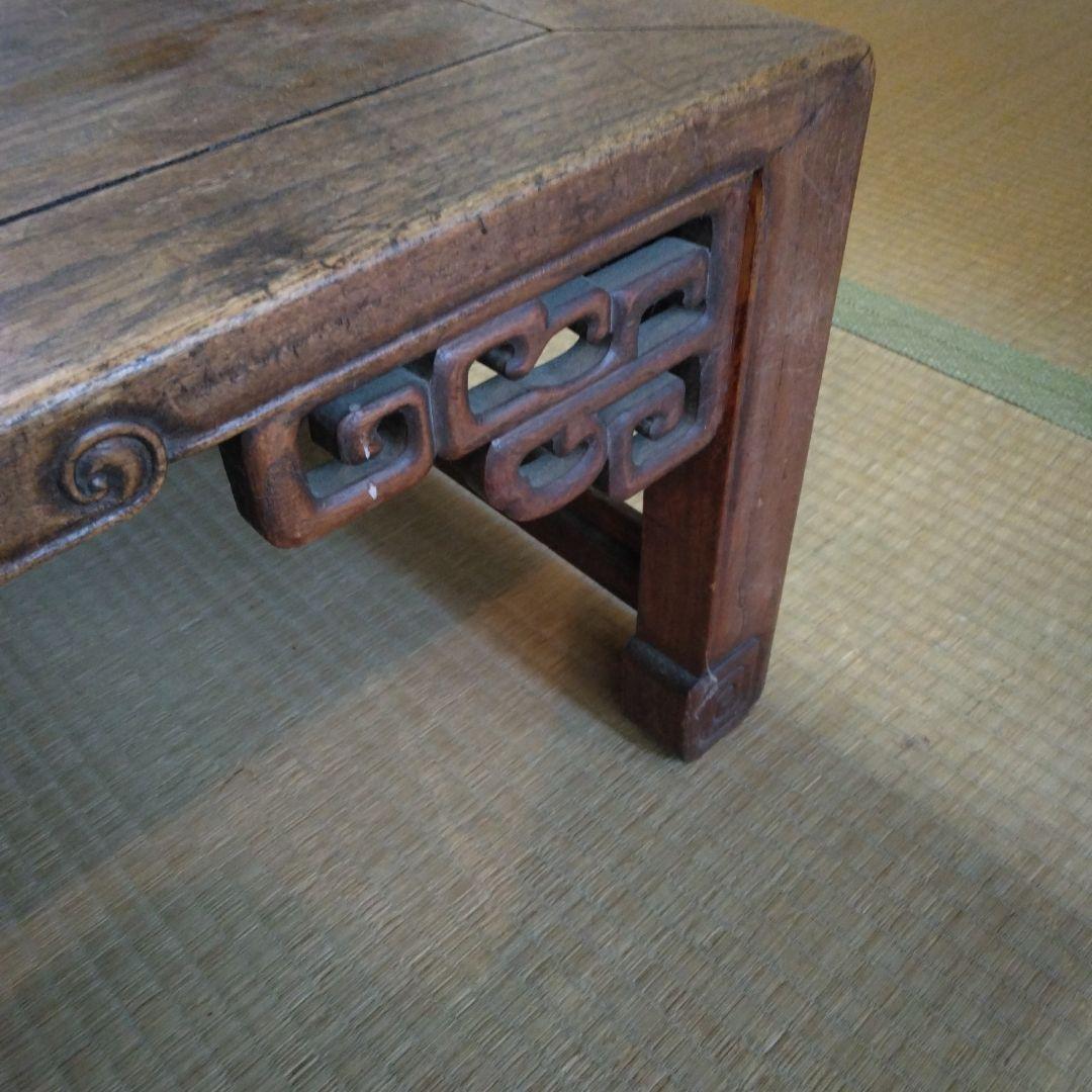 アンティーク木製伝統文机